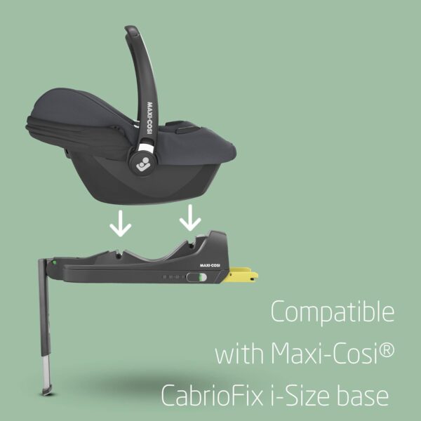 Maxi-Cosi CabrioFix i-Size, Baby Car Seat, 0–12 Months, Max. 12kg, Lightweight Car Seat Newborn (3.2kg), Large Sun Canopy, Extra Padded Seat, Fits most Maxi-Cosi Pushchairs, Essential Graphite - Image 8