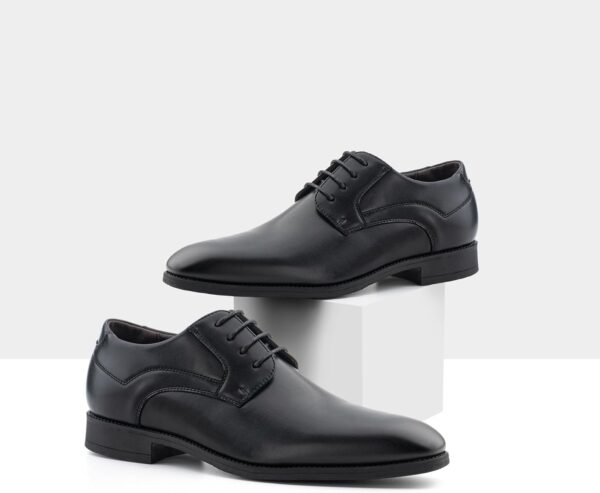 Hitmars Mens Oxfords Shoes Men's Lace Up Derbys Shoes Business Formal Dress Shoes Black Brown UK 5-13 - Image 2