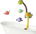 TUMAMA Kids Bath Toy Baby from 1 Year, Children's Shower Bath Toy from 1 2 3 4 5 6 Years with 3 Wind-Up Toys, Water Toy Children's Shower for the Wall, Bathtub Water Toy