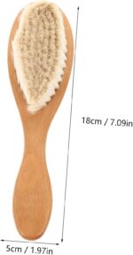 SHOWERORO Children's Baby Wooden Hair Brush Set Toddler Wool Brush Comb for Gentle Scalping and Hair Care - Image 2