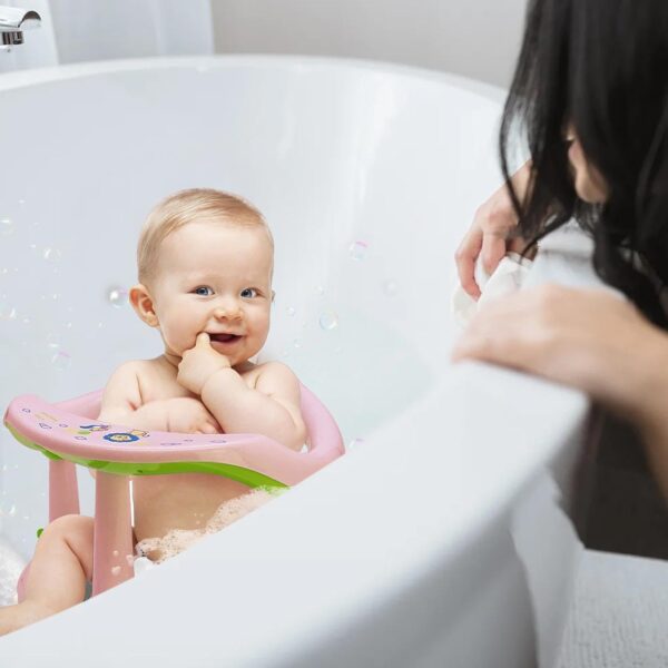 Portable Baby Bath Chair | Baby Bath Seat | Bath Seat with Suction Cups | Baby Bath Support Seat | Toddler Bathtub Seat | Non Slip Bath Seat Baby | Toddler Bath Seat | Bathtub Chair for Baby - Image 3