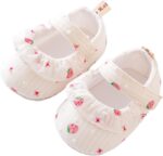 Girls Trainers Size 11 UK Child Pram Shoes Infant Toddler Shoes Strawberry Prints Soft Non Slip Socks Baby Floor Shoes Socks Spring and Summer Floor Socks Girls Running Trainers Size 4 Girl Trainers