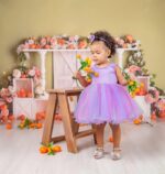 LZH Baby Girls Ruffle Lace Backless with Headwear,Bowknot Flower Dresses Pageant Party Wedding - Image 3