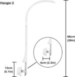 Baby Mobile Holder, Adjustable Holder DIY Toy Decoration Hanging Arm Bracket Bed Stent Set Nut Screw