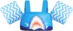 Gogokids Toddler Swimming Float Vest, Arm Bands Kids Swim Vest with Shoulder Harness Baby Floats Swimming Training Jacket for 2-6 Years Old Boys Girls Perfect for Pool, Learn to Swim and Beach