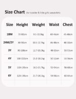 HahaNice Kids Clothes Girls Long Sleeve Tops Rainbow Jumper 18 Months-6 Years - Image 8