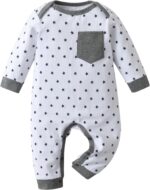 Tearfuty Newborn Baby Boy Rompers Cotton One Piece Jumpsuit Long Sleeve Rompers（2 Pack） - Image 2