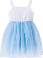 Baby Girls Toddler Tutu Dress Sleeveless Princess Casual Cute Dresses Tulle Sundress for 1-4Y