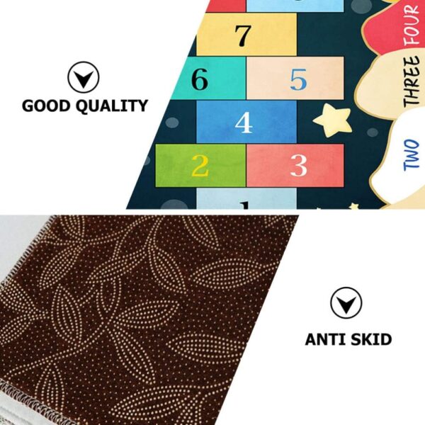 VOSAREA Baby Decor Rug Baby Play Mat Floor Game Mat Kids Crawling Mat Funny Party Game Mat Kids Play Area Rug for Kids Party Favors Outdoor Decor - Image 5