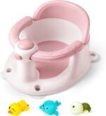 Baby Bath Seat, Infant/Toddler Sit Up Bathtub Seat for Baby 6-12-24 Months, Baby Bath Essentials Chair, Great Baby Shower Gifts for Newborn and New Mothers - Image 4