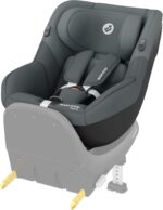 Maxi-Cosi Pearl S i-Size, Baby Car Seat, 3 Months - 4 Years, max. 18 kg, 61 - 105 cm, Toddler Car Seat, 5 Recline Positions, Easy-in Harness Hooks, G-CELL Side Impact Protection, Tonal Graphite