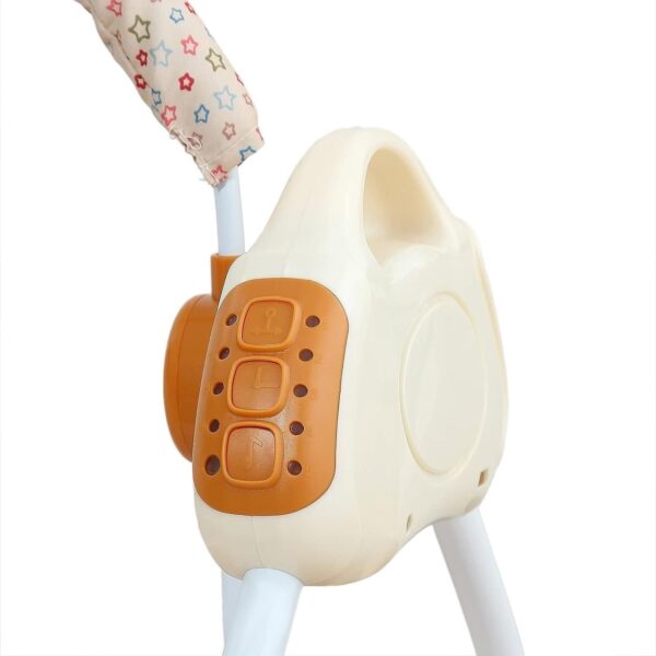 SZSXYBZ Baby Cradle, Electric Baby Cradle Cot Automatic Swing, Electric Baby Cradle Bluetooth Rocking Chair with Music Safe Rocker for Babies Between 0 and 24 Months(A) - Image 5