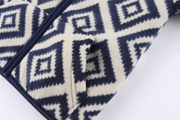 Mud Kingdom Boys Girls Polar Fleece Jacket with Hood Winter Thick Warm Outerwear Funny Cartoon - Image 7