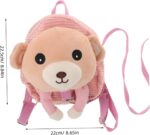 Holibanna Toddler Head Protector Backpack Plush Mini School Bag Leash Toddler Backpack Harness Boys and Girls Mini Backpack - Image 2