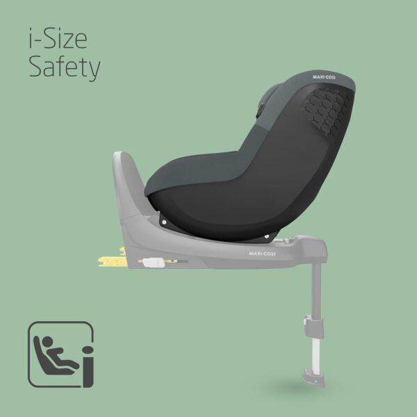 Maxi-Cosi Pearl S i-Size, Baby Car Seat, 3 Months - 4 Years, max. 18 kg, 61 - 105 cm, Toddler Car Seat, 5 Recline Positions, Easy-in Harness Hooks, G-CELL Side Impact Protection, Tonal Graphite - Image 2