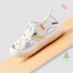 Baby Sandals Boys Water Beach Shoes Sneakers Newborn Trainer Mesh Non-Slip Soft Sole Flats Infant Canvas Sneakers Toddler Prewalker Crib First Walking Shoes - Image 5