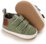 Toddler Baby Boys Girls PU Leather Sneakers Non-Slip Rubber Sole Shoes Infant Toddler First Walking Loafers Flat𝘀 Baby Shoes Socks Baby Girls Clothes 18 24 Months Toddler Shoes - Image 5