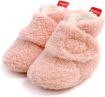 Matt Keely Baby Boys Girls Anti-Slip Soft Sole Slipper Booties Infant Crib Shoes Crawler Warm Winter Boots with Fleece Lining - Image 4