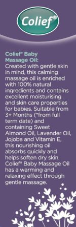 Colief Baby Massage Giftable Bundle for Babies - Baby Scalp Oil - 30ml + Colief Baby Massage Oil 100ml- Soothing Moisturising Oil for Baby Scalp and Skin - Image 6