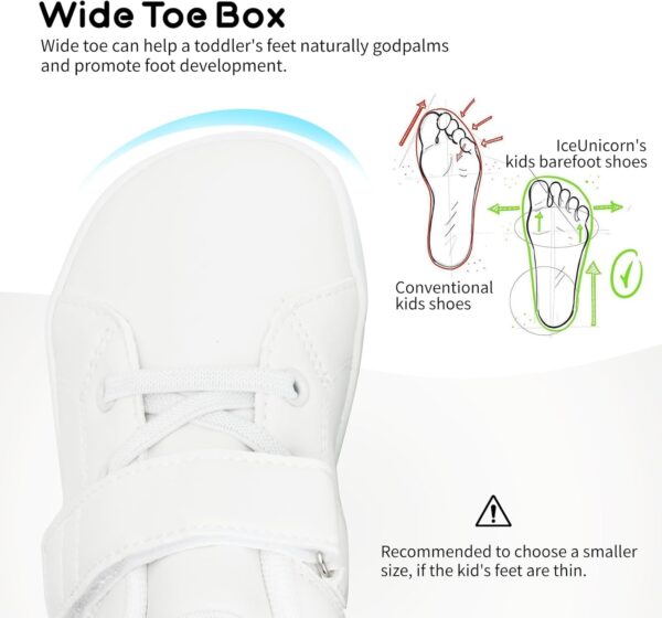 Kids Barefoot Sneaker Wide School Shoes Toddler Trainers Boys Girls Minimalist Running Shoes - Image 2