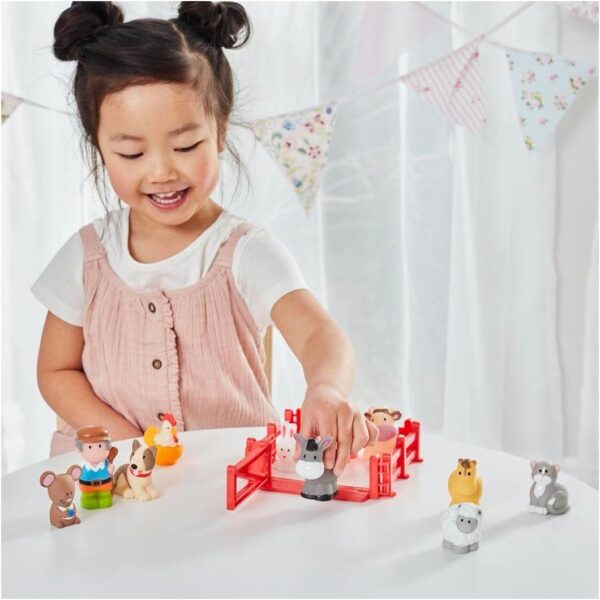 HappyLand Sunny Farm Playset For Children From 18 Months To 5 Years Farm Toys Toys Early Learning Centre ELC Farm Animal Set Happy Land Toy Sets Farm House Playset Kids Toddlers Farmyard - Image 3