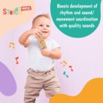 Stoie's Wooden Rain Stick instrument - Support Music Exploration, Coordination and Rhythm Rain stick Baby Toy - Soothing Sound for Sensory Play -Rainstick instrument for kids, 2 pcs pack - Image 8