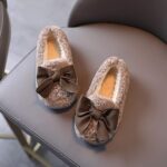 Baby Shoes Boys Girls First Walking Shoes Toddler Infant Kids Baby Girls Warm Knot Slip On Flat Loafers Shoes - Image 5