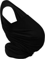 Gaia Baby Wrap | Newborn - 15Kg | Premium Supersoft Tencel Fabric | Certified Hip Healthy | Ebony - Image 8