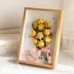 marysgift Shadow Box Frame 15x20 cm Deep Picture Frames 3 cm Inner Depth Wooden Shadow Box for Baby Wedding Favours Photos Flowers Tickets (Wooden,8") - Image 3