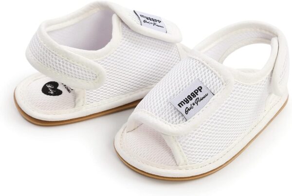 Unisex Baby Boys Girls Sandals Infant Girls Boys Summer First Walking Shoes Anti-Slip Rubber Sole Prewalkers Sneakers Easy to Put on Breathable Trainers 0-18M - Image 8