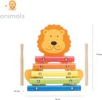 Lion Wooden Xylophone - Kids Musical Percussion Instruments for 1 Year Olds, Toddler - Montessori Baby Musical Toys for Birthday, Christmas - Early Development & Activity Toys by Orange Tree Toys - Image 7