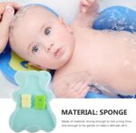 PEPLAYTAL Infant Bathing Seat Newborn Soft Bath Mat Baby Bath Sponge Comfortable Bath Pad for Boys and Girls Random Color - Image 9
