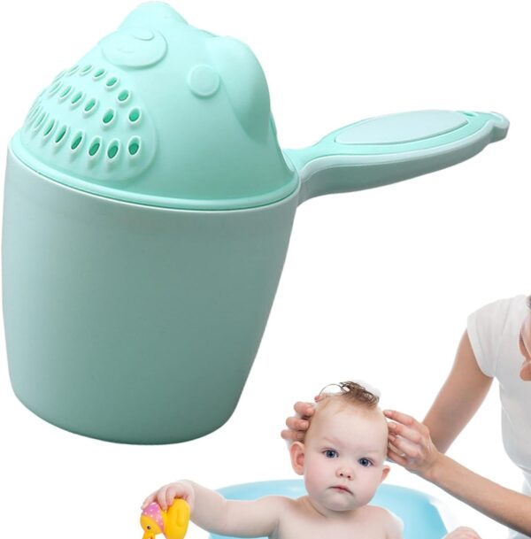 Kongou Shampoo Rinse Cup, Bath Jug For Baby Washing, Cute Cartoon Shampoo Cup, Lovely Washing Baby Hair Rinse Cup Rinser Shower Sprinkler Spoon Bathroom Accessories - Image 9
