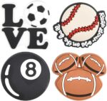 VZDIOR Men Women Cute Sports Shoe Charms Kids Boys Girls Basketball Soccer Shoes Decorations Charm for Party Favor - Image 5