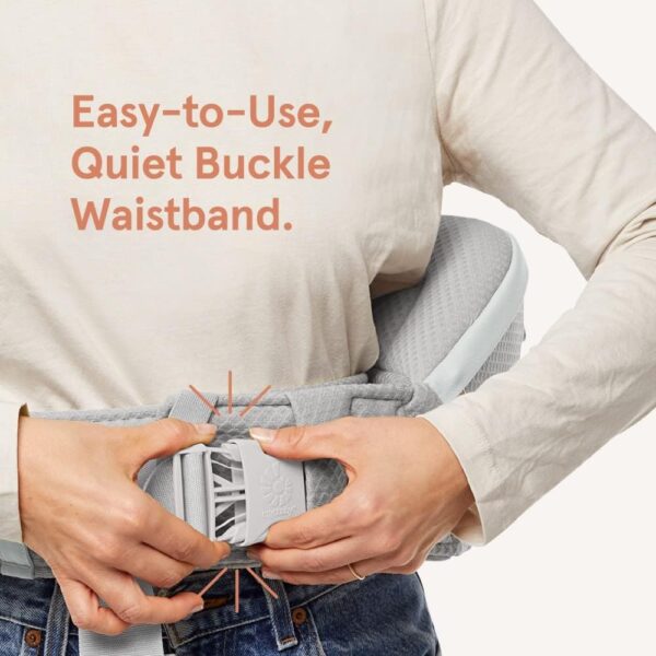 Ergobaby Alta Hip Seat Baby Carrier with Baby Seat for Babies and Toddlers from 4 Months (5.5 kg - 20.4 kg), Carrier with SoftFlex Mesh, Pearl Grey - Image 16