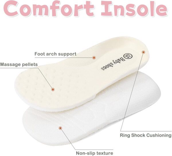 MASOCIO Baby Boys Girls Shoes First Walking Shoes Infant Toddler Trainers Anti-Slip Shoes - Image 6
