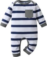Tearfuty Newborn Baby Boy Rompers Cotton One Piece Jumpsuit Long Sleeve Rompers（2 Pack） - Image 3