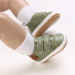 Toddler Baby Boys Girls PU Leather Sneakers Non-Slip Rubber Sole Shoes Infant Toddler First Walking Loafers Flat𝘀 Baby Shoes Socks Baby Girls Clothes 18 24 Months Toddler Shoes - Image 3