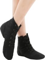 Women's Jazz Shoe, Canvas Ballet Dance Shoes Split Sole Flat Gymnastics Dancing Slippers - Image 5