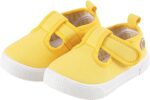 Boys Wide Fit Trainers Toddler Baby Boy Girl Shoes Flat Shoes Bao Head One Foot Off Girl Canvas Shoes Baby Soft Sole Casual Shoes Simple Fashion Unisex Girls School Shoes Size 3