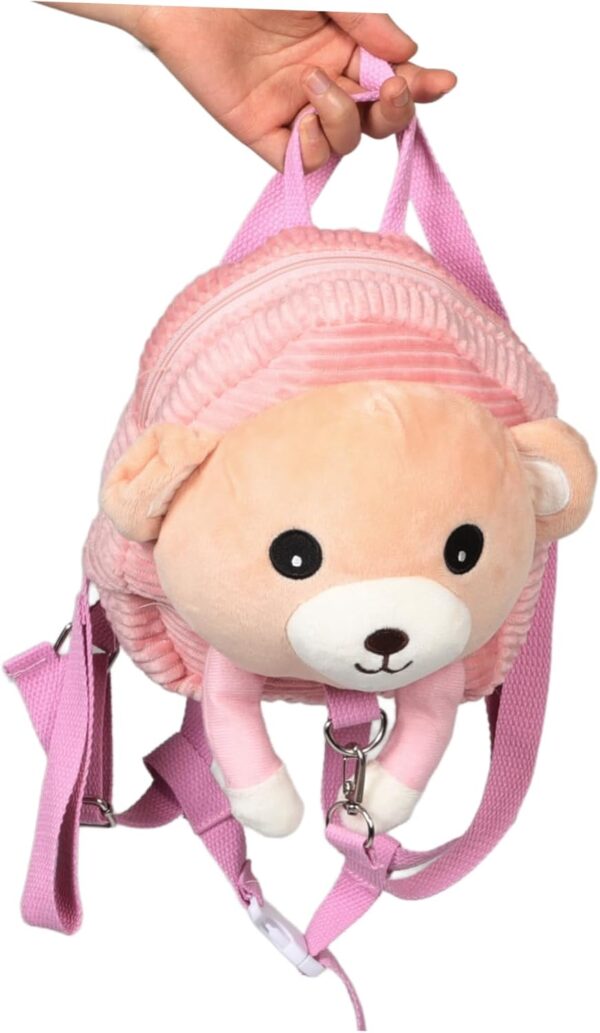 Holibanna Toddler Head Protector Backpack Plush Mini School Bag Leash Toddler Backpack Harness Boys and Girls Mini Backpack - Image 7