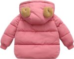 FEOYA Baby Boys Girls Hooded Down Jackets Little Kids Winter Puffer Jackets Cute Warm Outerwear - Image 4