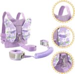 SECFOU Boys and Girls Safety Harness Set Toddler Backpack Leash Wrist Straps Baby Leash for Outdoor Use Adorable Cartoon Style Prevents Loss - Image 6