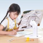 Lap Desk,Portable Laptop Stand Lap Desk Kids New Genion for Height Angle Adjustable Ergonomics Computer Stand Book Holder Homeschool Bed Floor Sofa Couch Seat Car(Up to 16") - Image 2