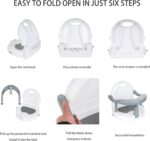 Bath Seats for Babies Sitting Up, Baby Bath Seat Foldable Non-Slip Children's Bath Chair PP Sit-Up Baby BathingChair for 6-18 Months Babies - Image 7