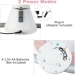 GYMAX Electric Baby Bouncer, Baby Swing Chair with 5 Swing Speed, Remote Control and Timing Function, Portable Newborn Rocking Chair (Pink) - Image 5