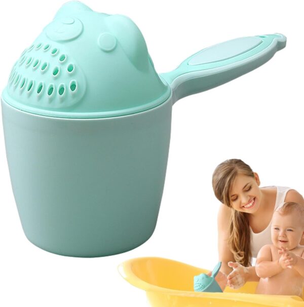 Kongou Shampoo Rinse Cup, Bath Jug For Baby Washing, Cute Cartoon Shampoo Cup, Lovely Washing Baby Hair Rinse Cup Rinser Shower Sprinkler Spoon Bathroom Accessories - Image 8