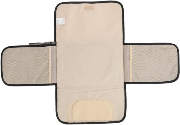 Diaper Changing Pad, Portable Changing Pad with Built in Pillow, Waterproof and Easy to Clean, Large Diaper Mat Fine Craftsmanship, Multiple Pockets for Storage - Image 7