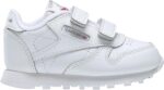 Reebok Unisex Baby Cl Lthr 2v Sneaker, White Carbon Vecblu, 5.5 UK Child