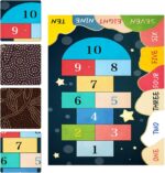 VOSAREA Baby Decor Rug Baby Play Mat Floor Game Mat Kids Crawling Mat Funny Party Game Mat Kids Play Area Rug for Kids Party Favors Outdoor Decor - Image 8